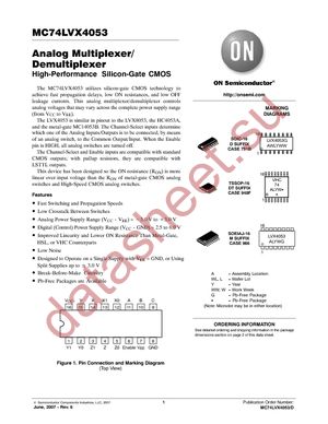 MC74LVX4053D datasheet  